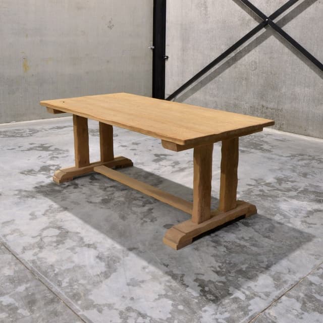 Massief Eiken Kloostertafel 1