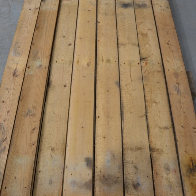 Oude vuren vloerdelen 13 cm breed 