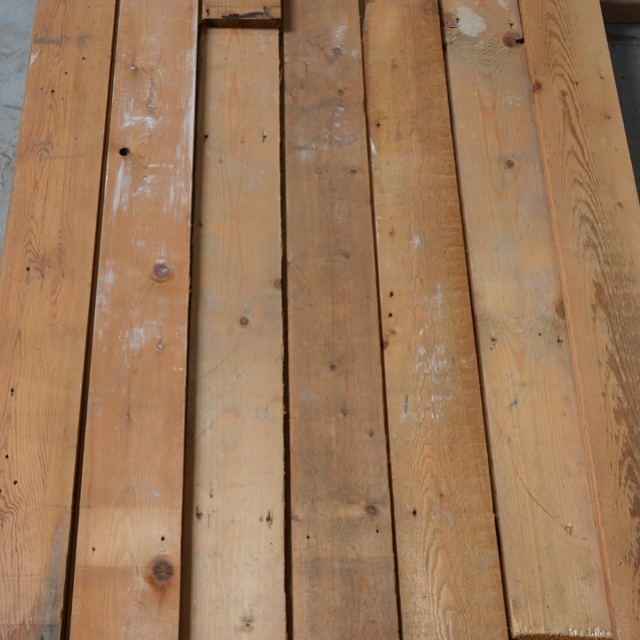 Oude vuren vloerdelen 