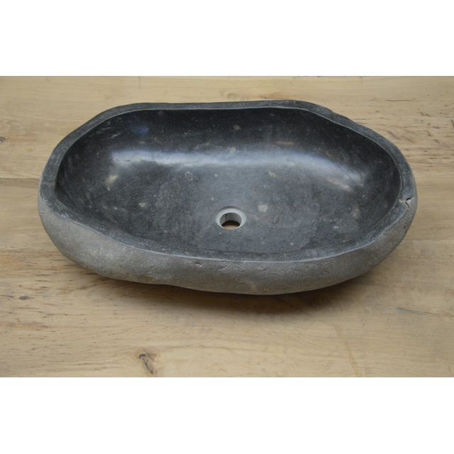 Riviersteen wasbak 