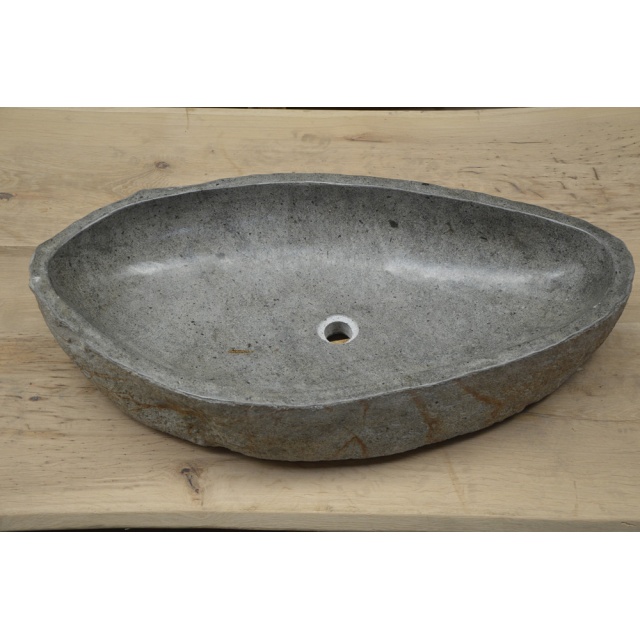 Natuurstenen wasbak uit Indonesië 