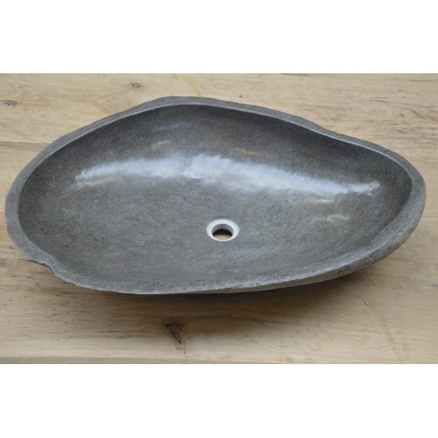 Natuurstenen wasbak uit Indonesië 
