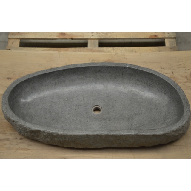 Natuurstenen wasbak uit Indonesië 