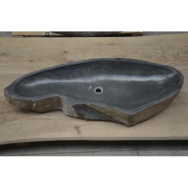 Natuurstenen wasbak uit Indonesië 