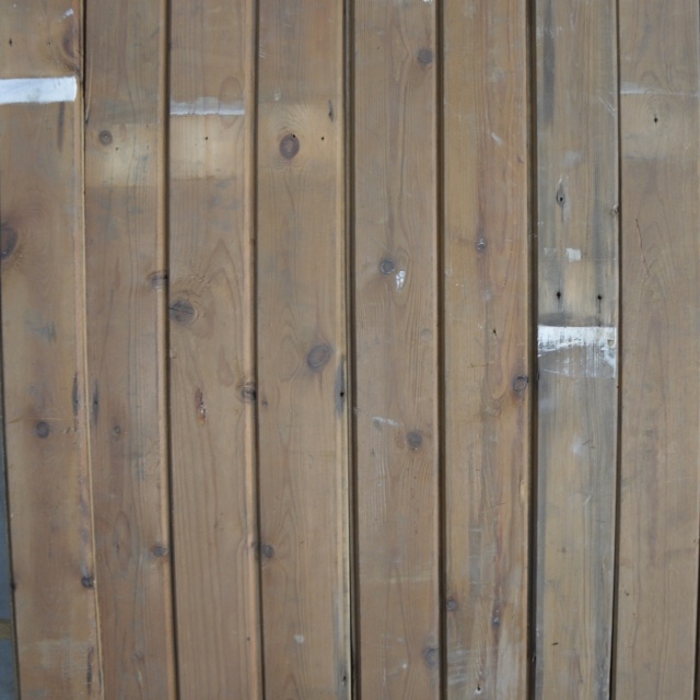 Oude grenen planken met v-groef