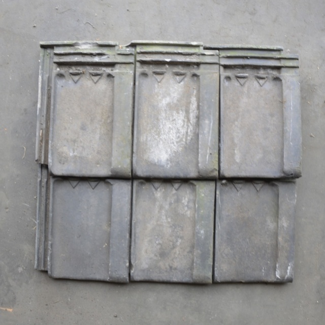 Partij Tuile du Nord blauwgesmoord met vlakke wel