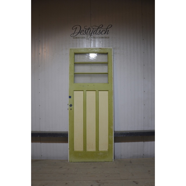 Bruynzeel zesvaks paneeldeur met 3 ruitjes 