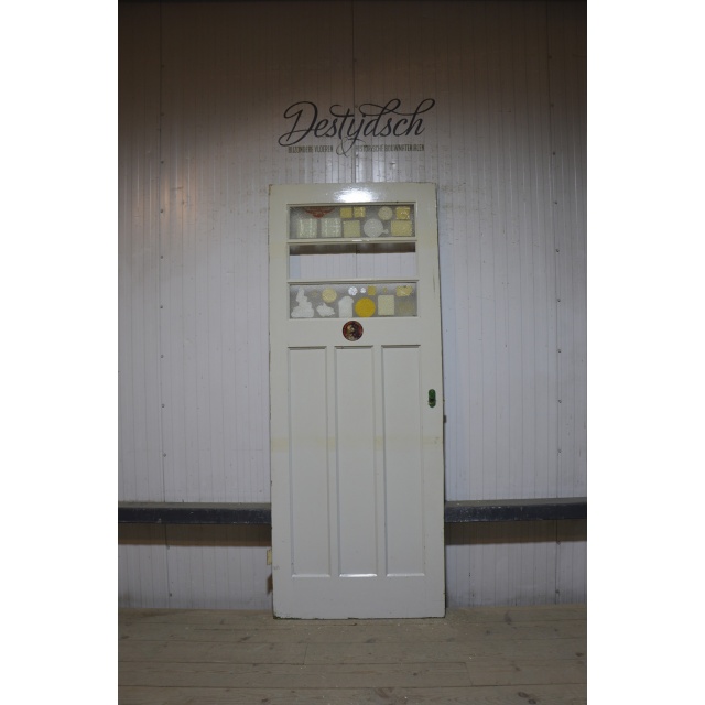 Bruynzeel zesvaks paneeldeur met 3 ruitjes  