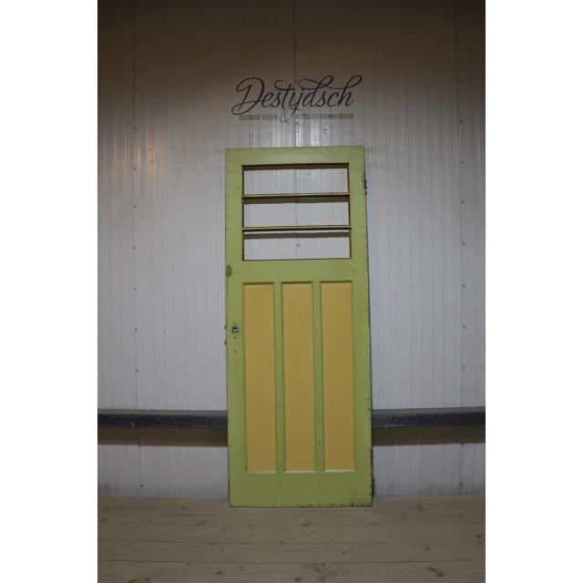 Bruynzeel zesvaks paneeldeur met 3 ruitjes 