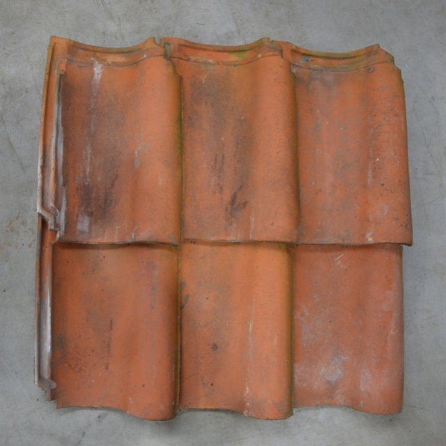 Partij gebruikte OVH dakpannen oranje 