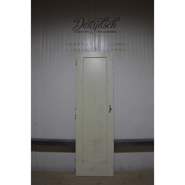 Oude paneeldeur met 1 vak