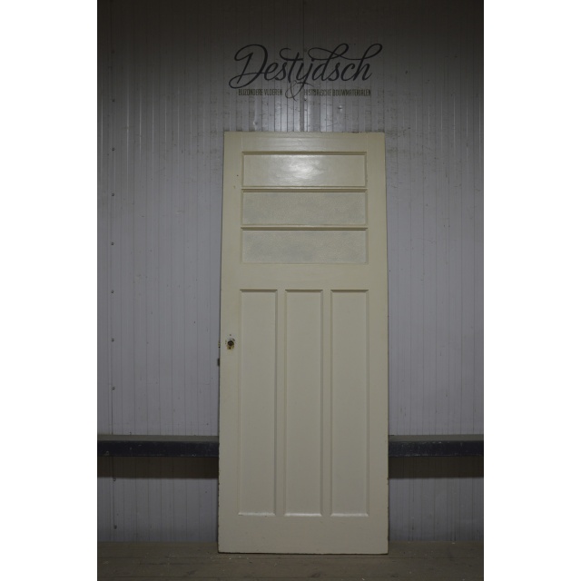 Bruynzeel zesvlaks paneeldeur met 3 ruitjes 