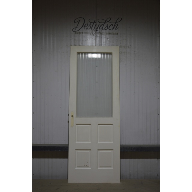 Gebruikte paneeldeur met glas 