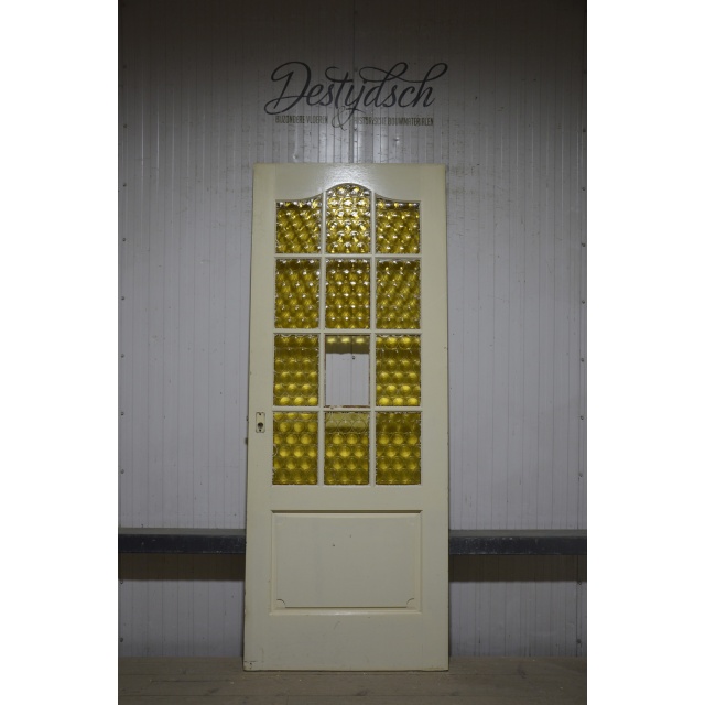 Gebruikte paneeldeur met glas 