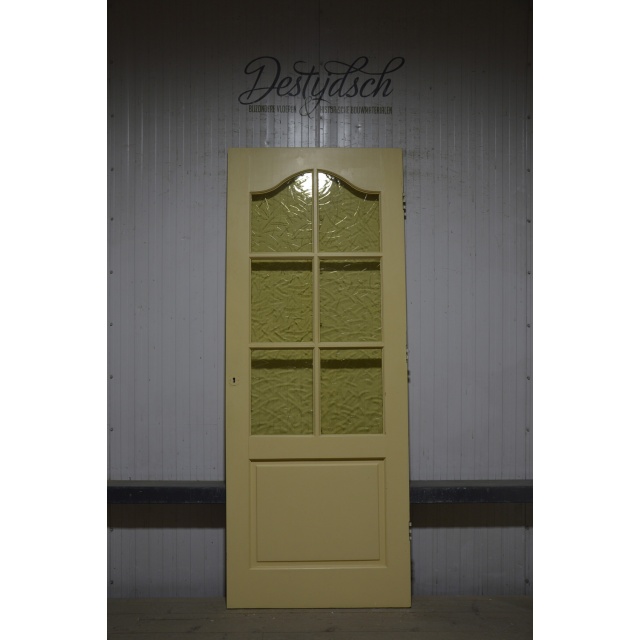 Gebruikte paneeldeur met glas 