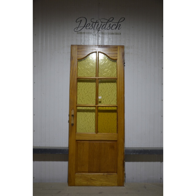 Gebruikte paneeldeur met glas